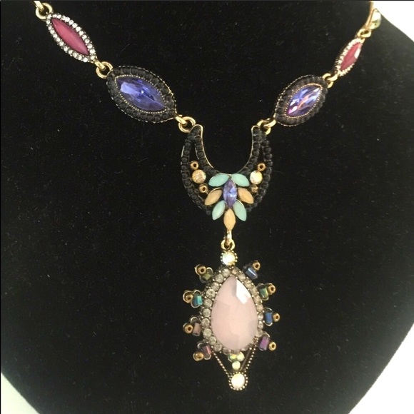 Multicolor bohemian unique necklace New! - Picture 6 of 7